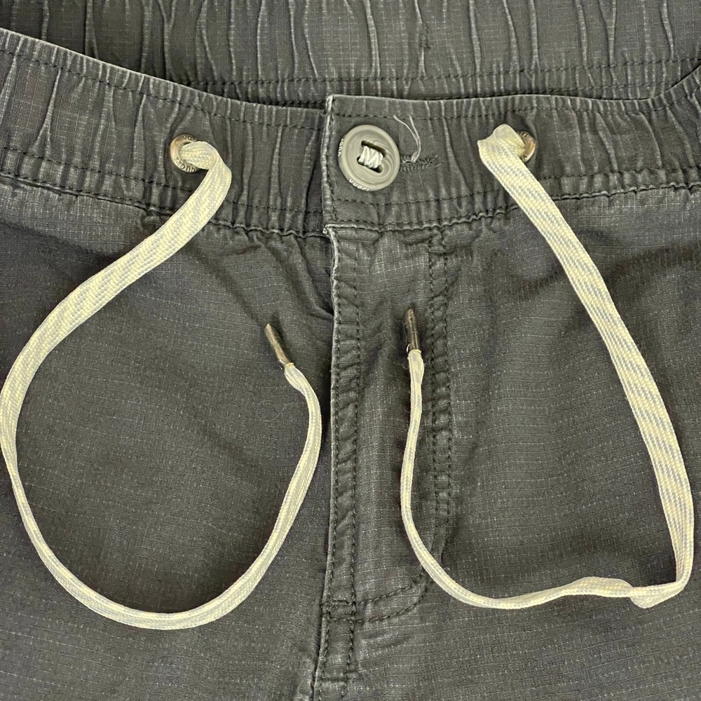 Vuori Charcoal Ripstop Cotton Pants Modern Slim Fit Drawstring Mens M *Read - Picture 6 of 12